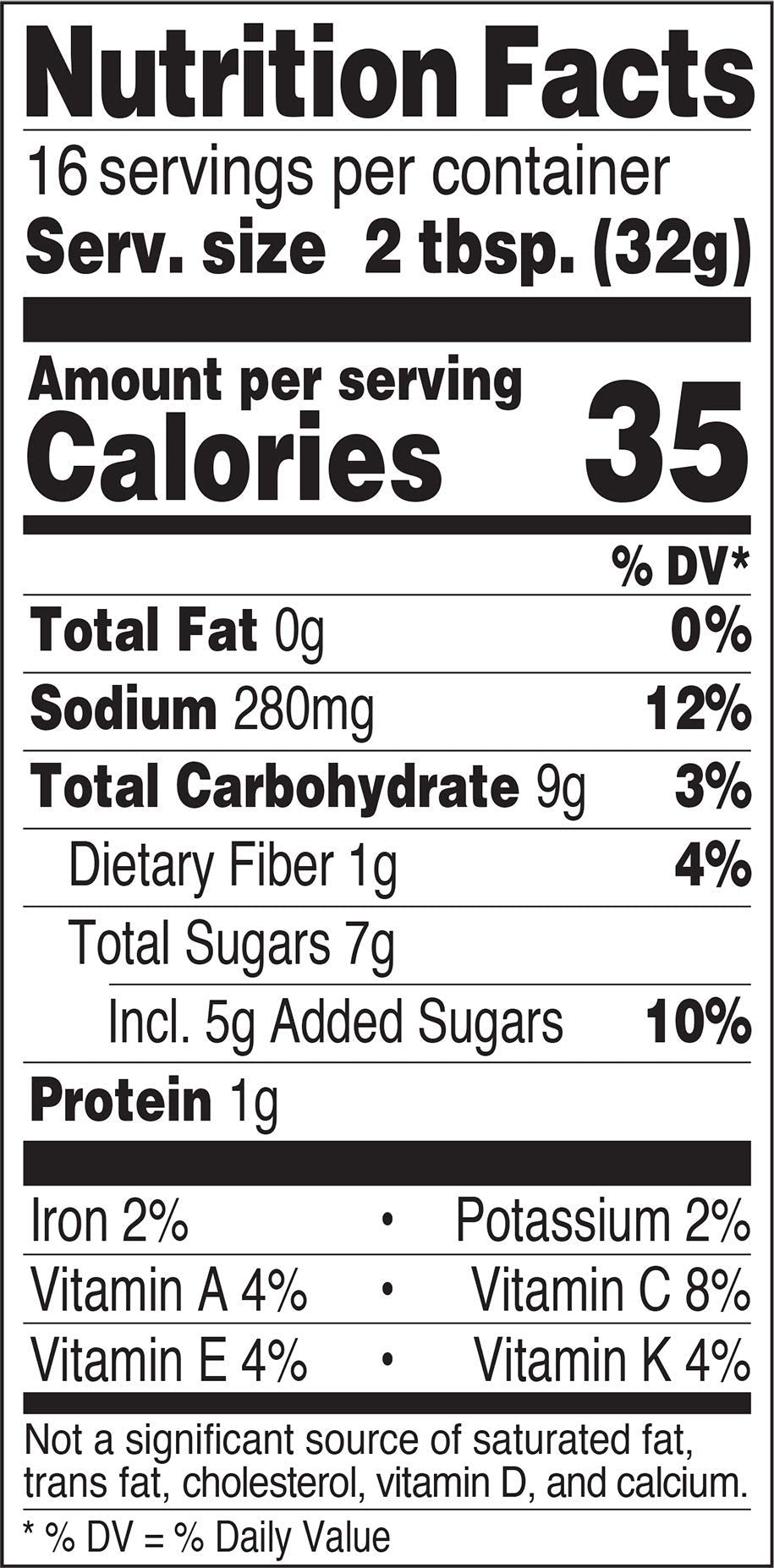 True Made Foods Vegetable BBQ Sauce, Low Sugar, 18 oz
