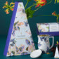 Tea Forte Demoiselle Advent Calendar Tea Gift Set of 12 Pyramid Infuser Tea Bags with Numbered Doors  Variety Pack of Assorted enhanced Loose Leaf Tea Bags