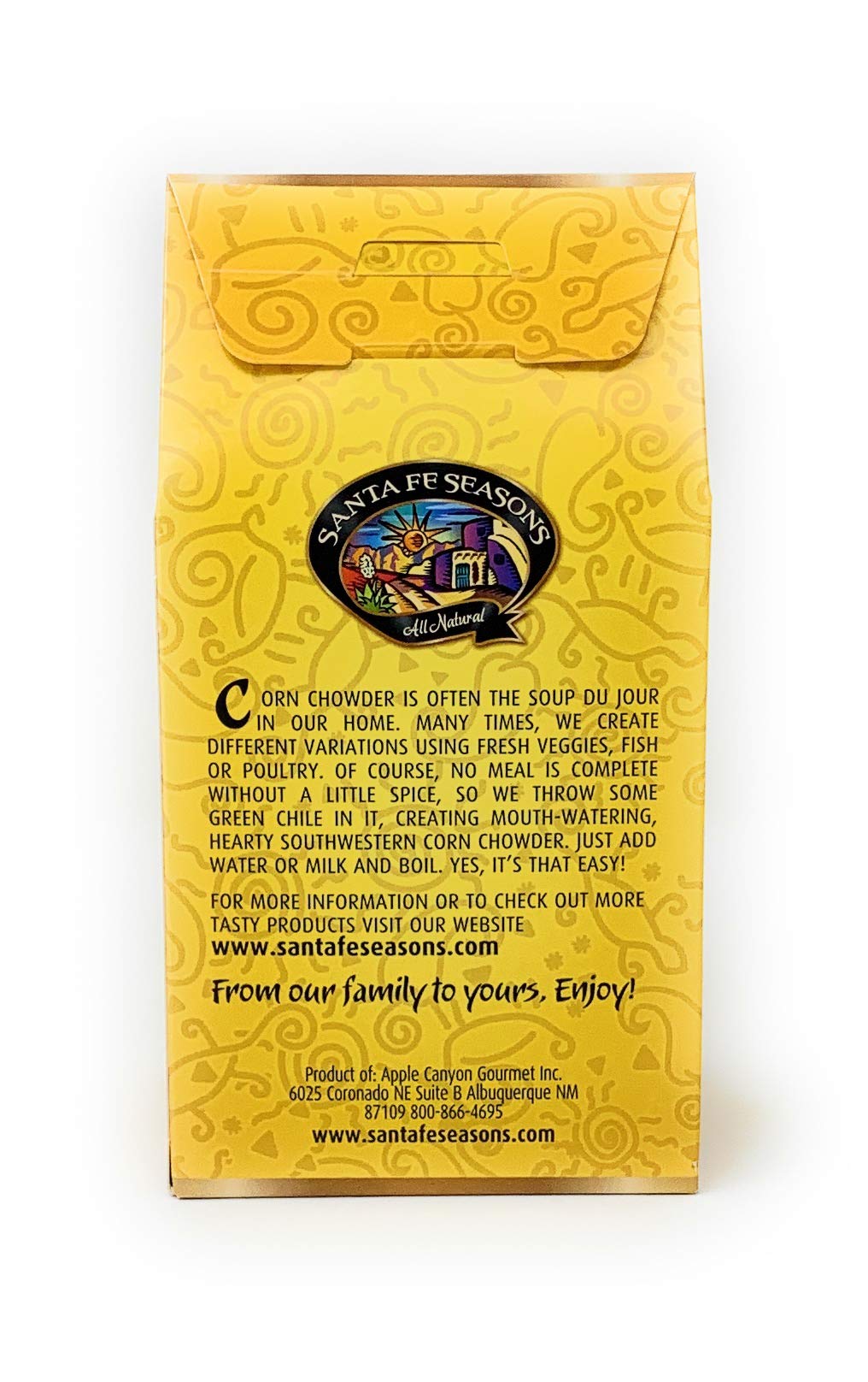 Green Chile Corn Chowder Mix