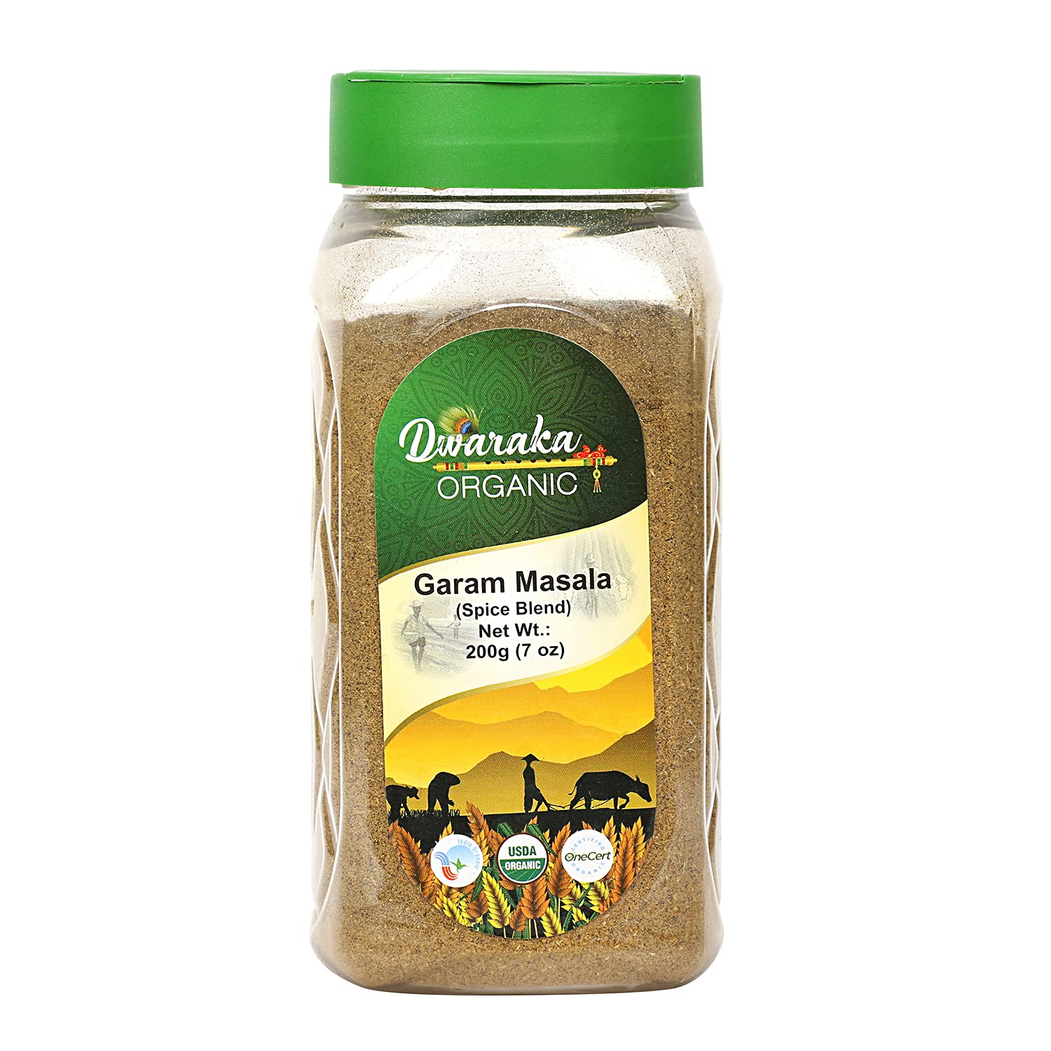 Dwaraka Organic - Garam Masala Powder, 7oz, Healthy, Organic, Non GMO, All Natural
