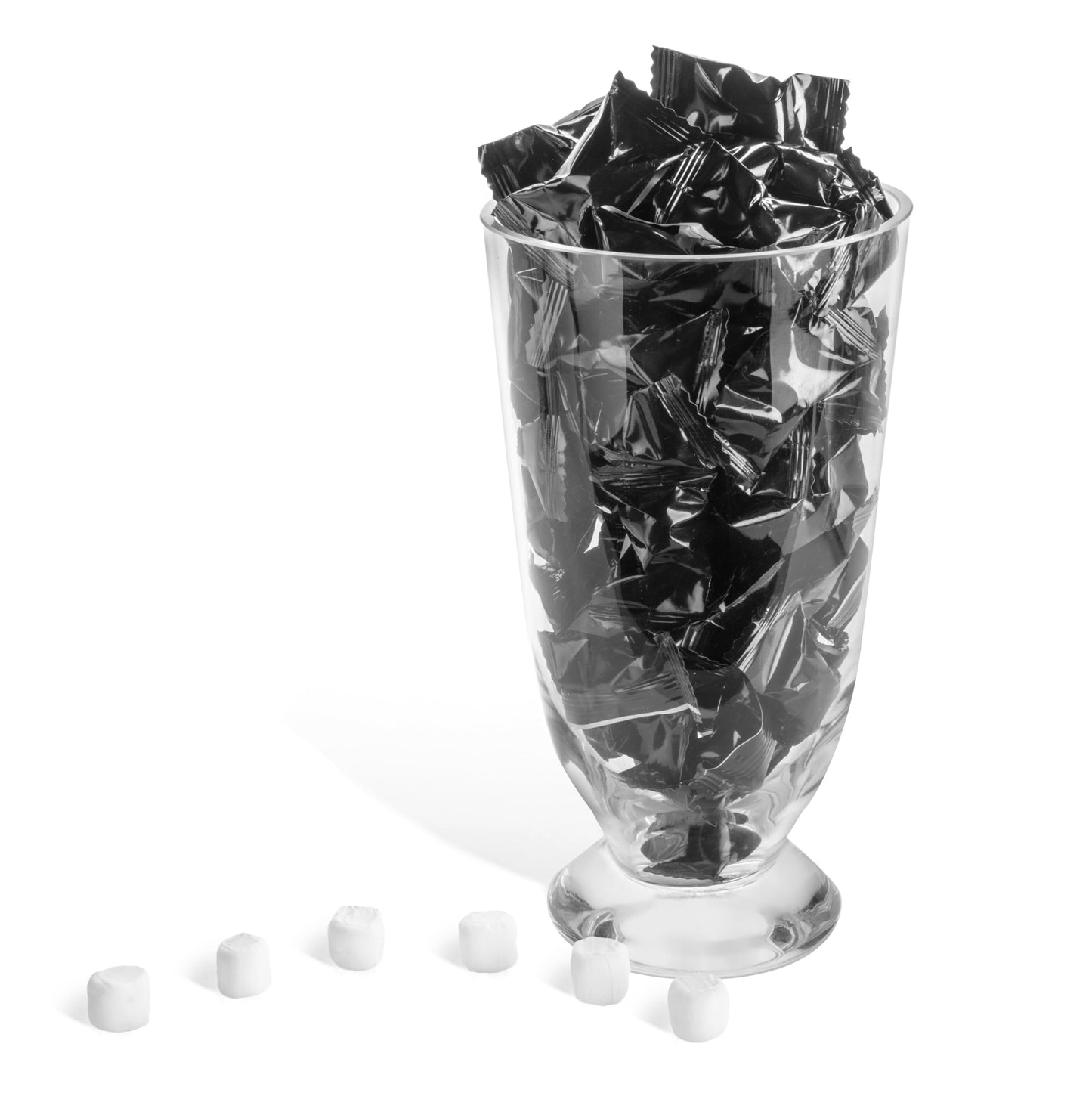Candy Envy - Black Wrapped Buttermints - 13 oz. Bag - 100 Individually Wrapped Candy Mints