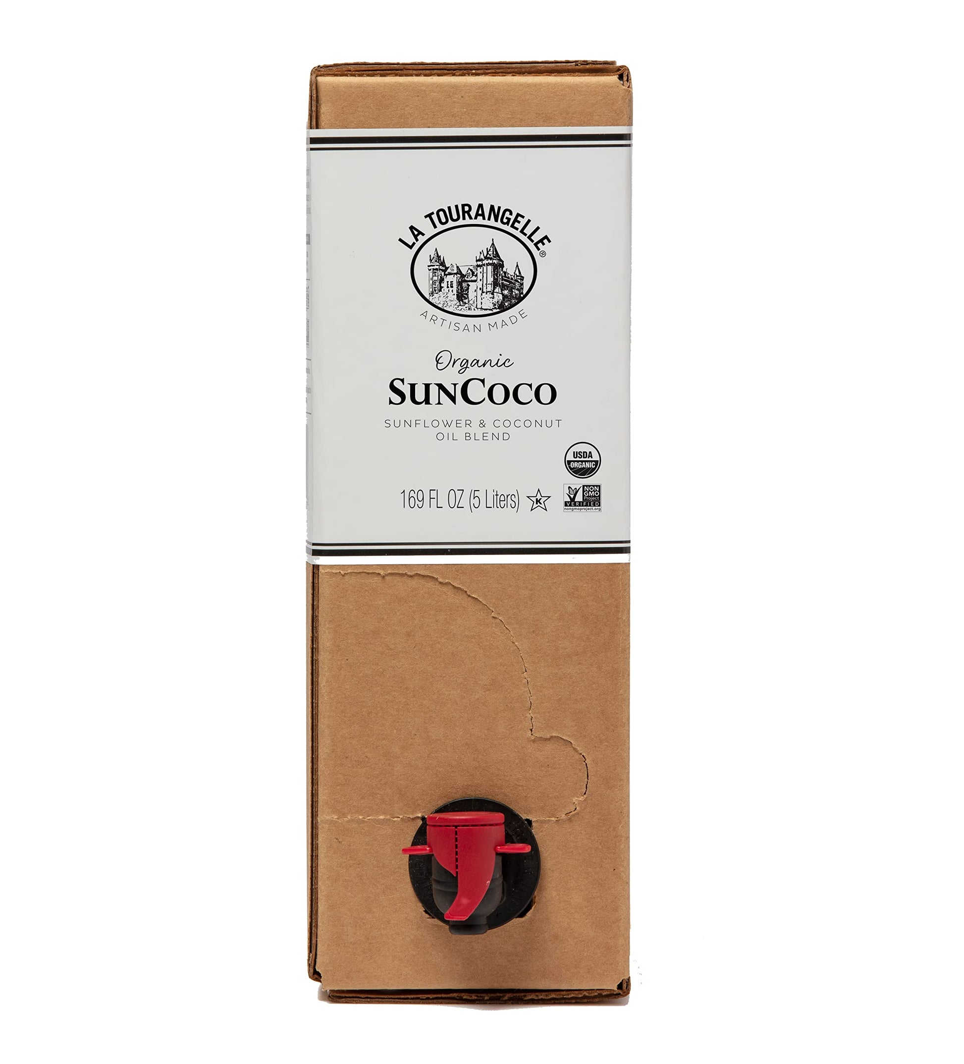 La Tourangelle, Organic Sun Coco Oil, Unique Blend of Organic High-Oleic Sunflower Oil and Organic Refined Coconut Oil, Heat Hea