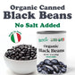 Food To Live Organic Canned Black Beans, 14 Oz (Pack Of 1) - Unsalted Non-Gmo Frijoles Negro. Perfect For Salads, Soups, Stews.