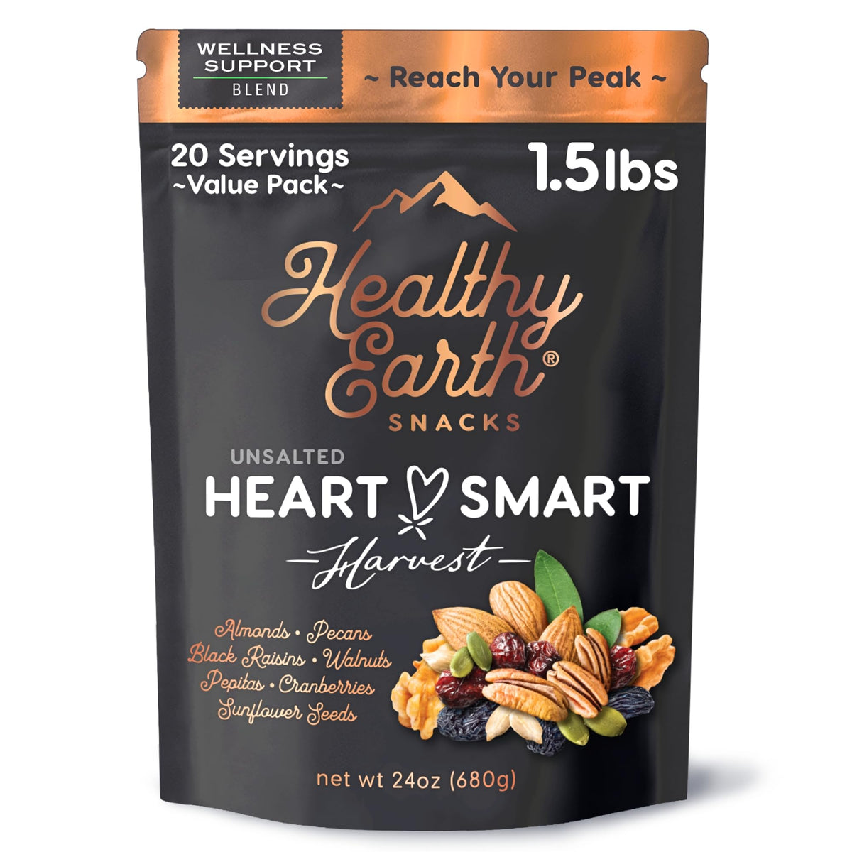 Mixed Nuts Unsalted | Trail Mix | Trail Mix Without Peanuts | Sugar Free Snacks | Gourmet Snacks, Protein Snacks, Gluten Free, N