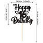 1 Pack Happy 16Th Birthday Cake Topper Glitter Heart Star 16 Fabulous Cake Pick Birthday Sign Cake Decorations For Children 16Th