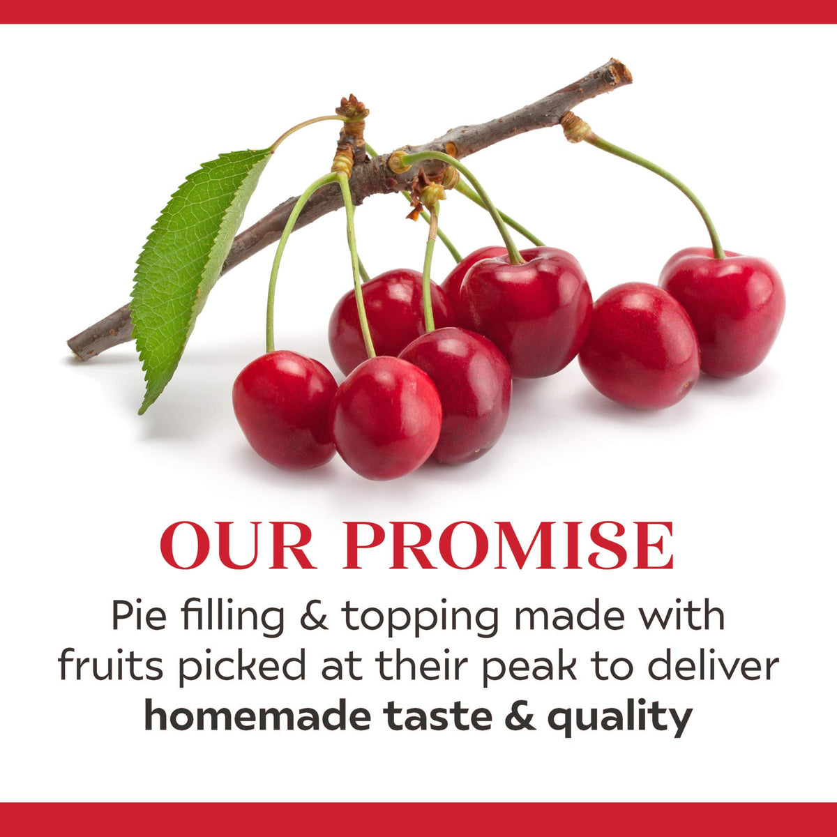 Duncan Hines Comstock Simply Pie Filling & Topping Cherry, 21 Oz Can