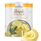 Simple Kitchen Freeze Dried Butter Powder - 204 Servings For Family Meal Prep, Gluten Free & Dehydrated Survival Just Add Water Canned Food, For Camping Meals, Backpacking & Hiking, #10 Can Package
