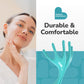 BioSwiss Teal Head Massager - Handheld Scalp & Temple Massage Tool for Relaxation, Hair Stimulation, and Stress Relief