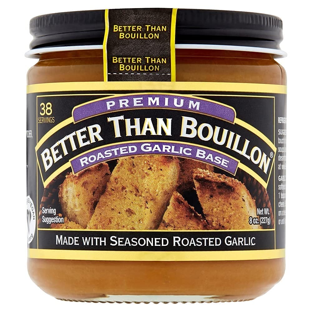 Better Than Bouillon Roasted Garlic Base, 8 Ounce Jar, 38 Servings, Model 400012522