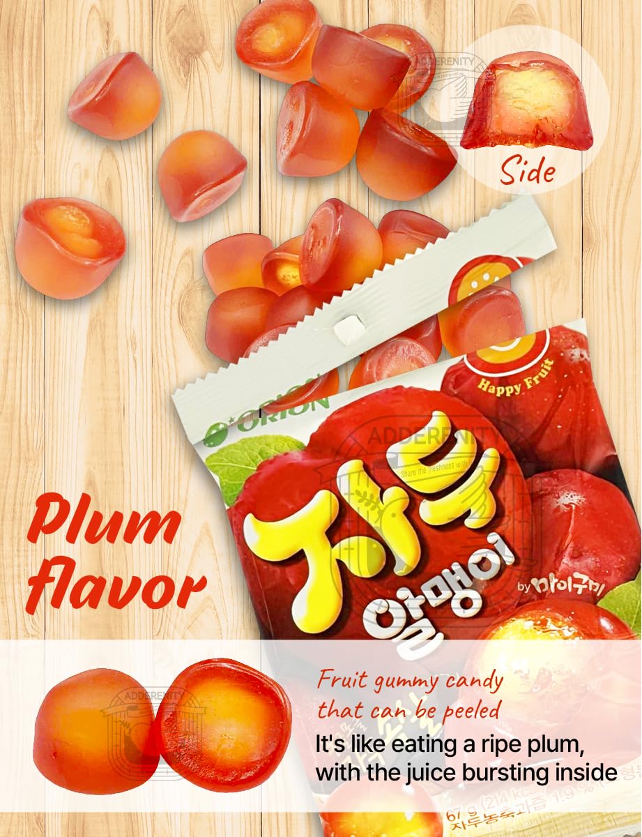 [5 Pack]Fruit Peelable Candy - 4D Peelable Gummies, 11.8 Oz Rich 5 Fruits Flavored Jelly Fruit Peelable Candy - Soft Texture 4D