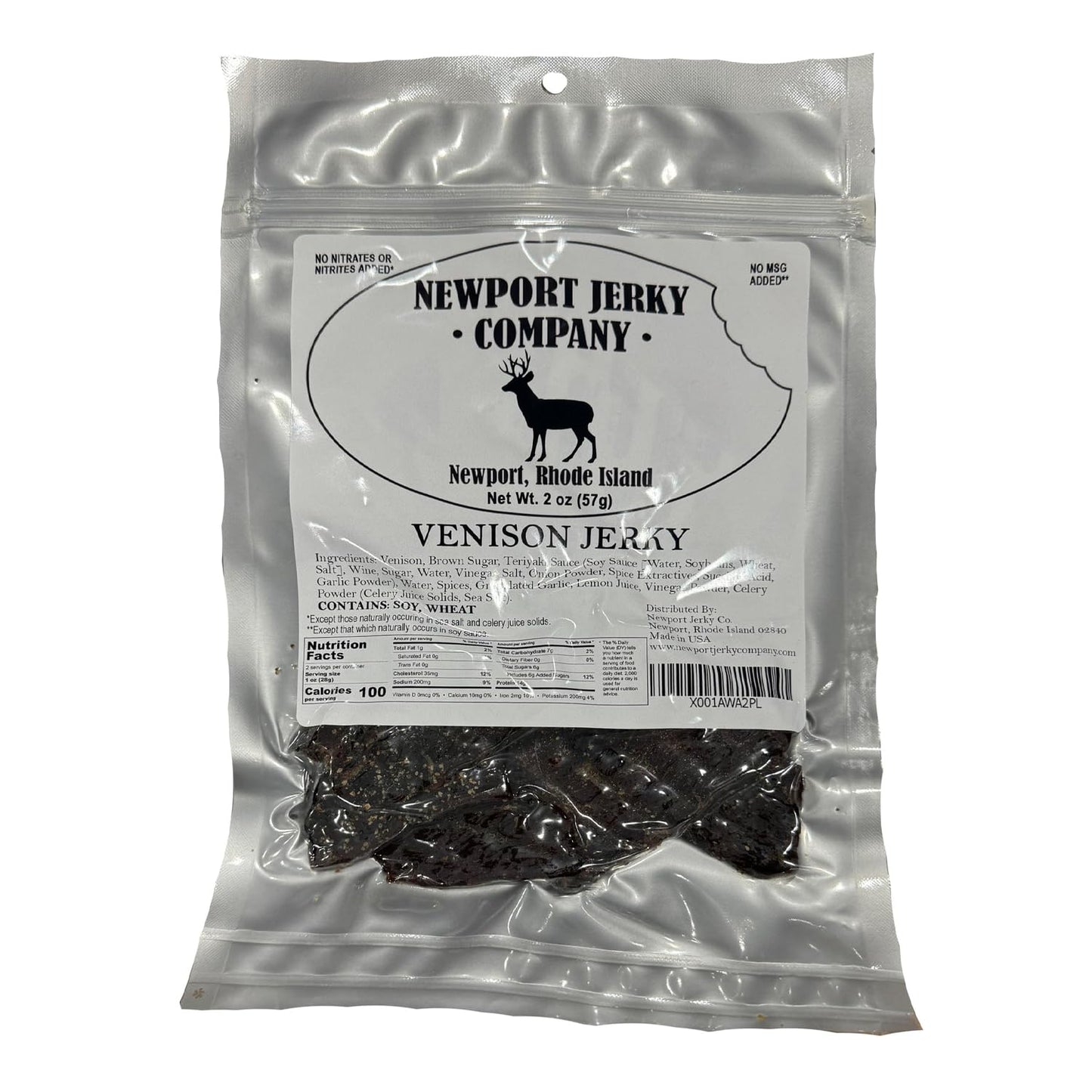Newport Jerky Company Venison Jerky
