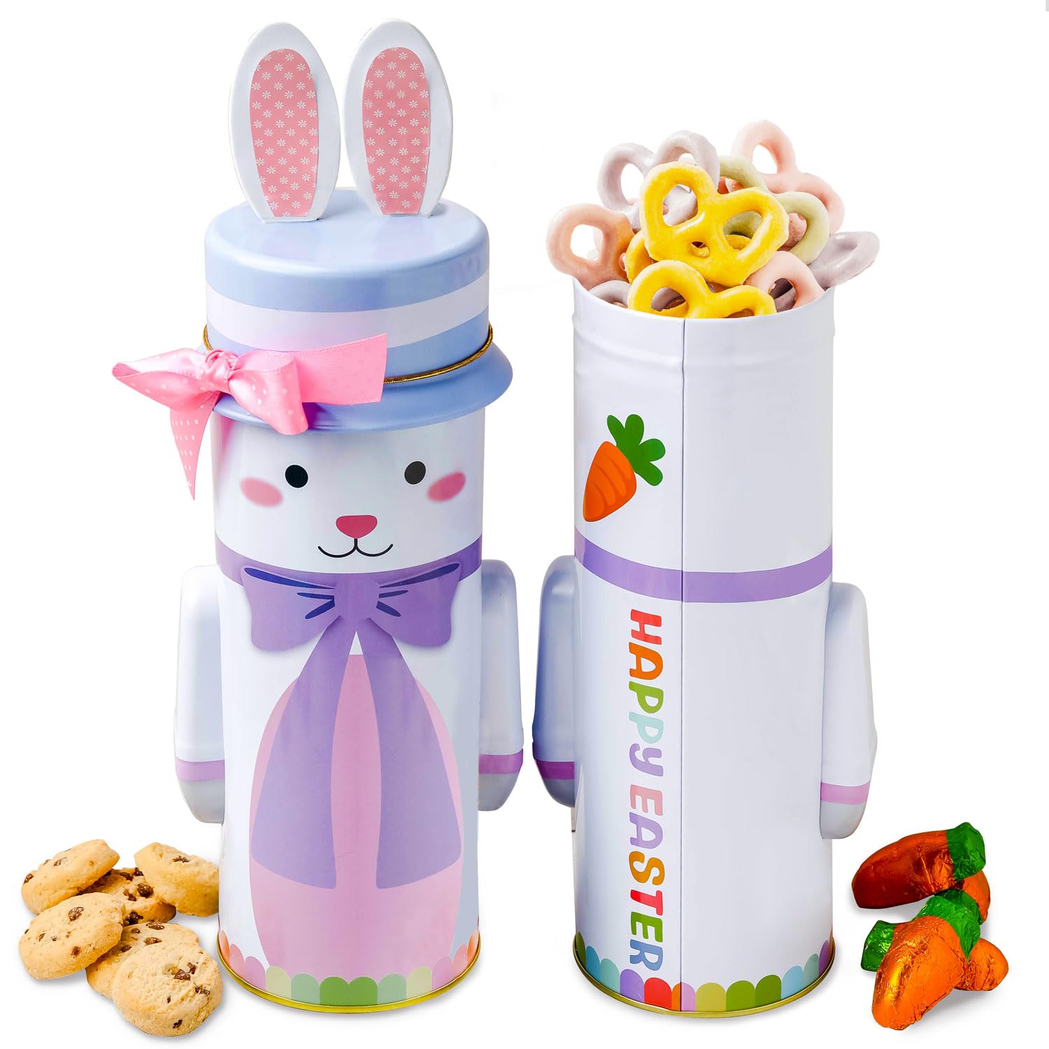 Easter Gift Basket | Snack and Treat Filled Easter Candy Bunny | Perfect for Kids, Families | Bonnie and Pop