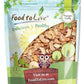 Food to Live - Dry Roasted Cashew Halves and Pieces, 8 Ounces - Unsalted Oven Roasted, No Oil Added, Keto, Kosher. High in Prote