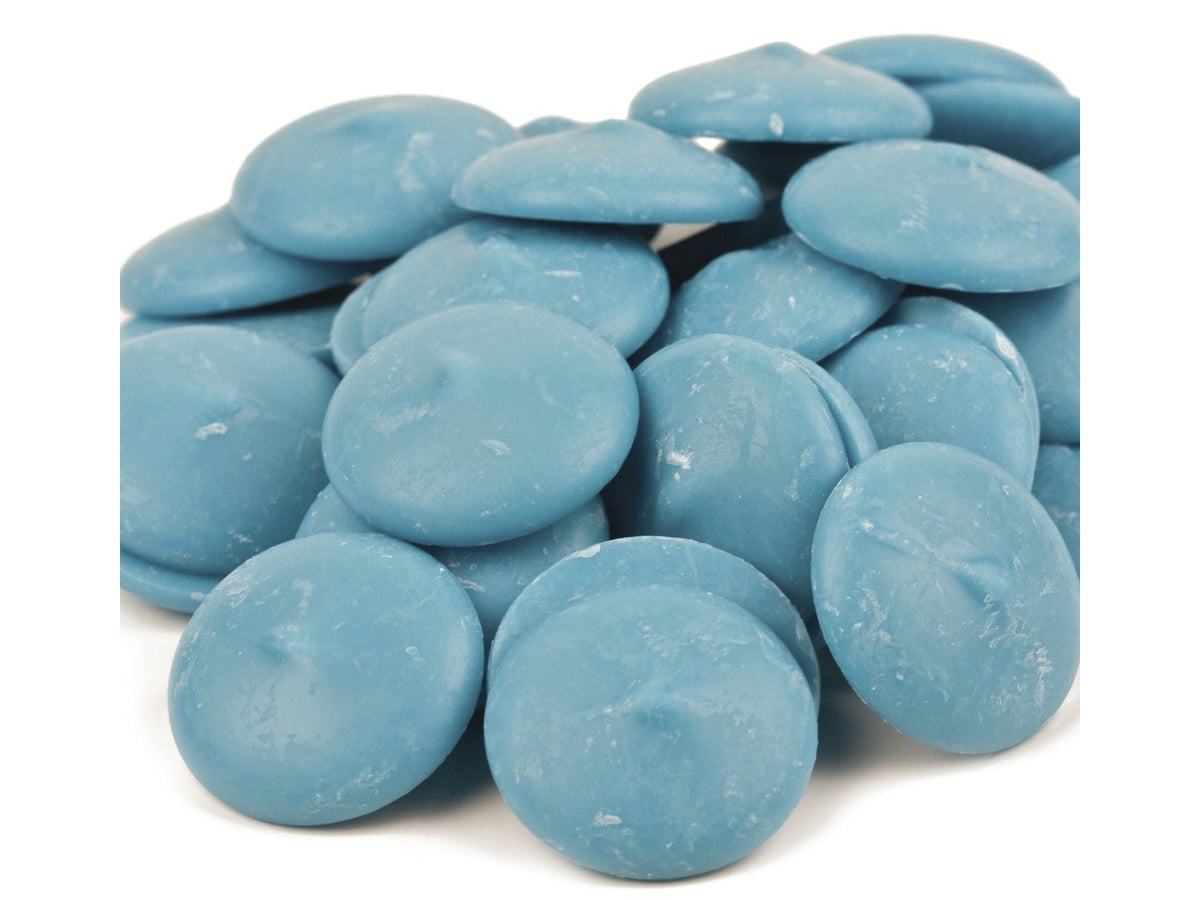 Merckens Coating Wafers, Blue Color, 2 Pound Package, Melting Chocolate