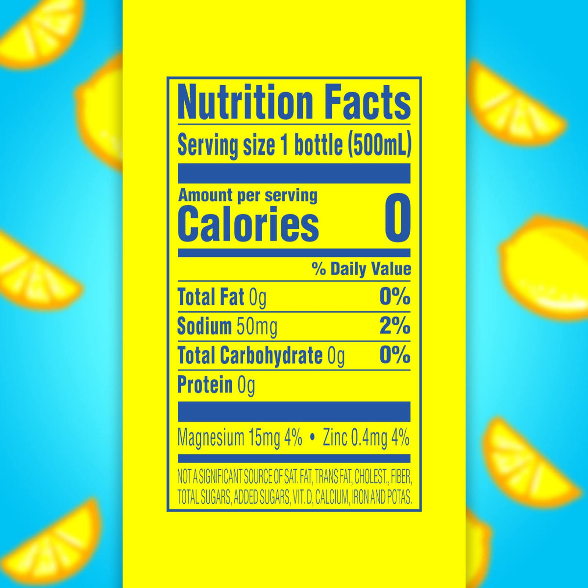 SPLASH BLAST Splash Refresher Lemon Flavor Water Beverage, 16.9 Fl Oz Bottles, 24 Count