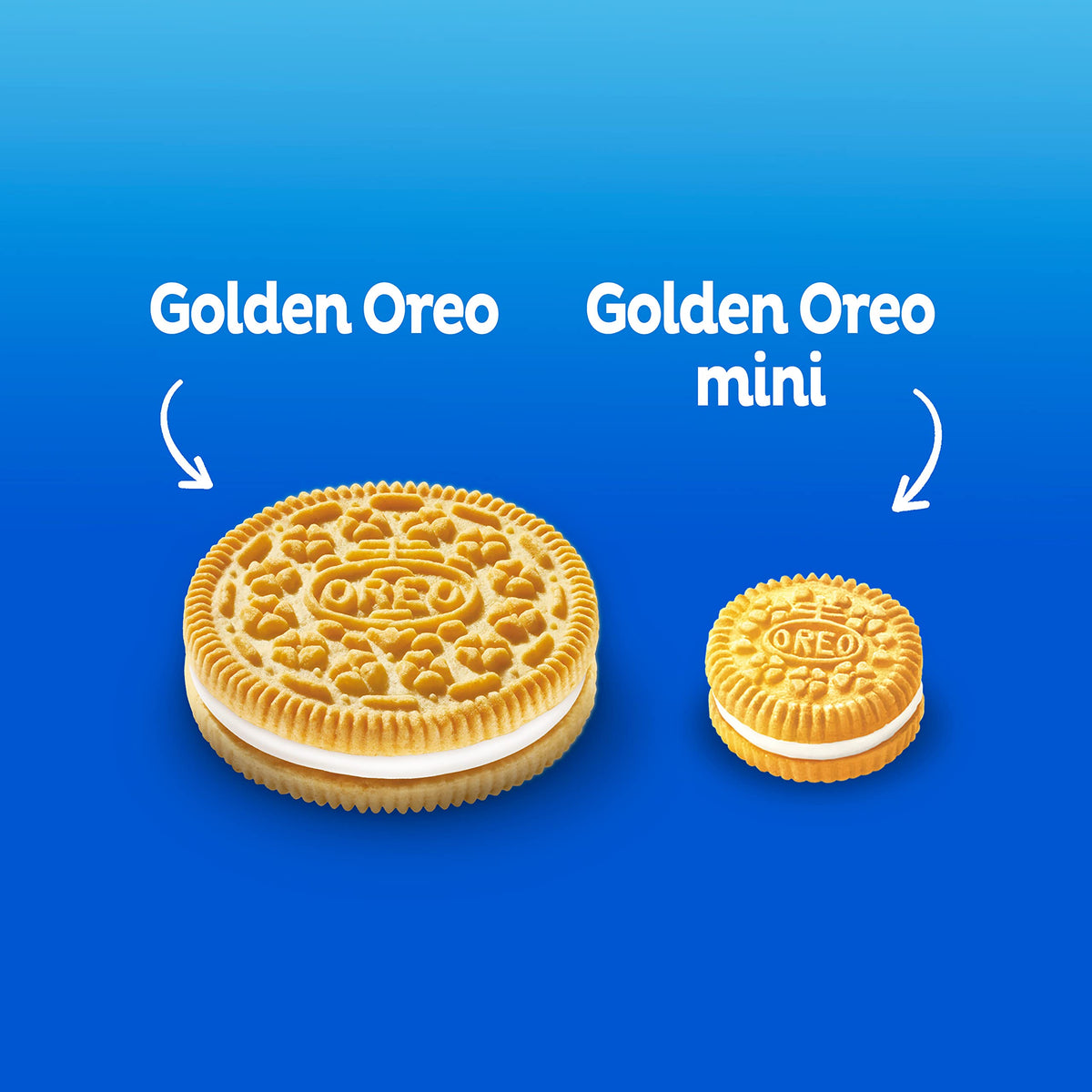 OREO Minis Golden Sandwich Cookies, 12 - 3 oz Bags