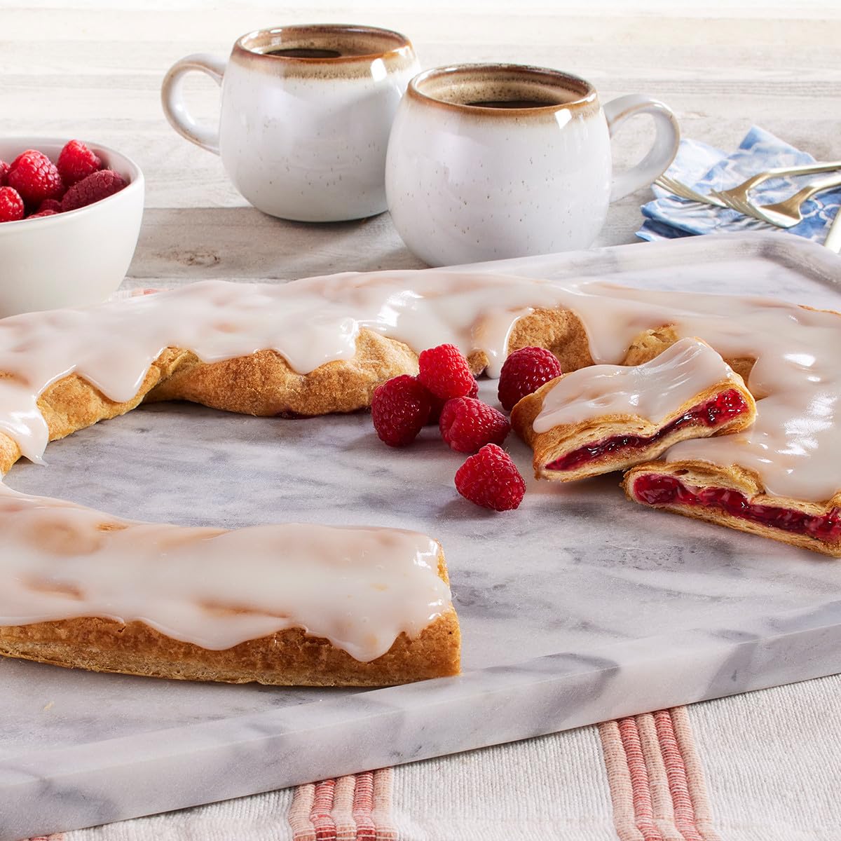 Wisconsin Made/Racine Danish Kringles Danish Kringle Gift Box, Raspberry