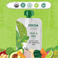Kekoa Foods Peas & Mint Baby Food Purée | 100% Usda Certified-Organic Vegetarian Squeeze Pouch | Organic, Non-Gmo, Gluten-Free, Vegan | Fiber & Protein Boosting First Food For Babies | 3.5 Oz