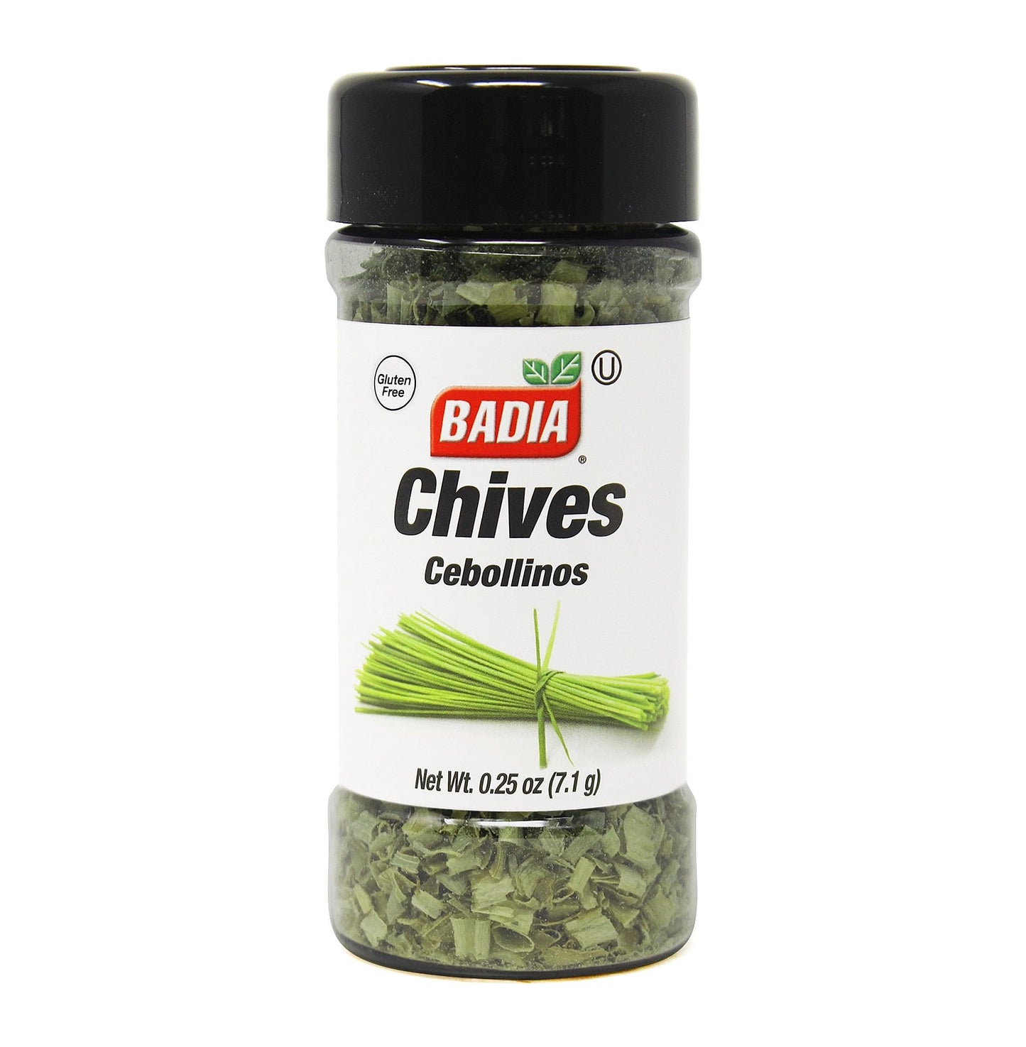 Badia Dried Chives  0.25 Oz - Top-High Standardir-Dried Chives - Fresh & Flavorful For Soups  Salads  Eggs  Dips  And More - Sealed For Freshness