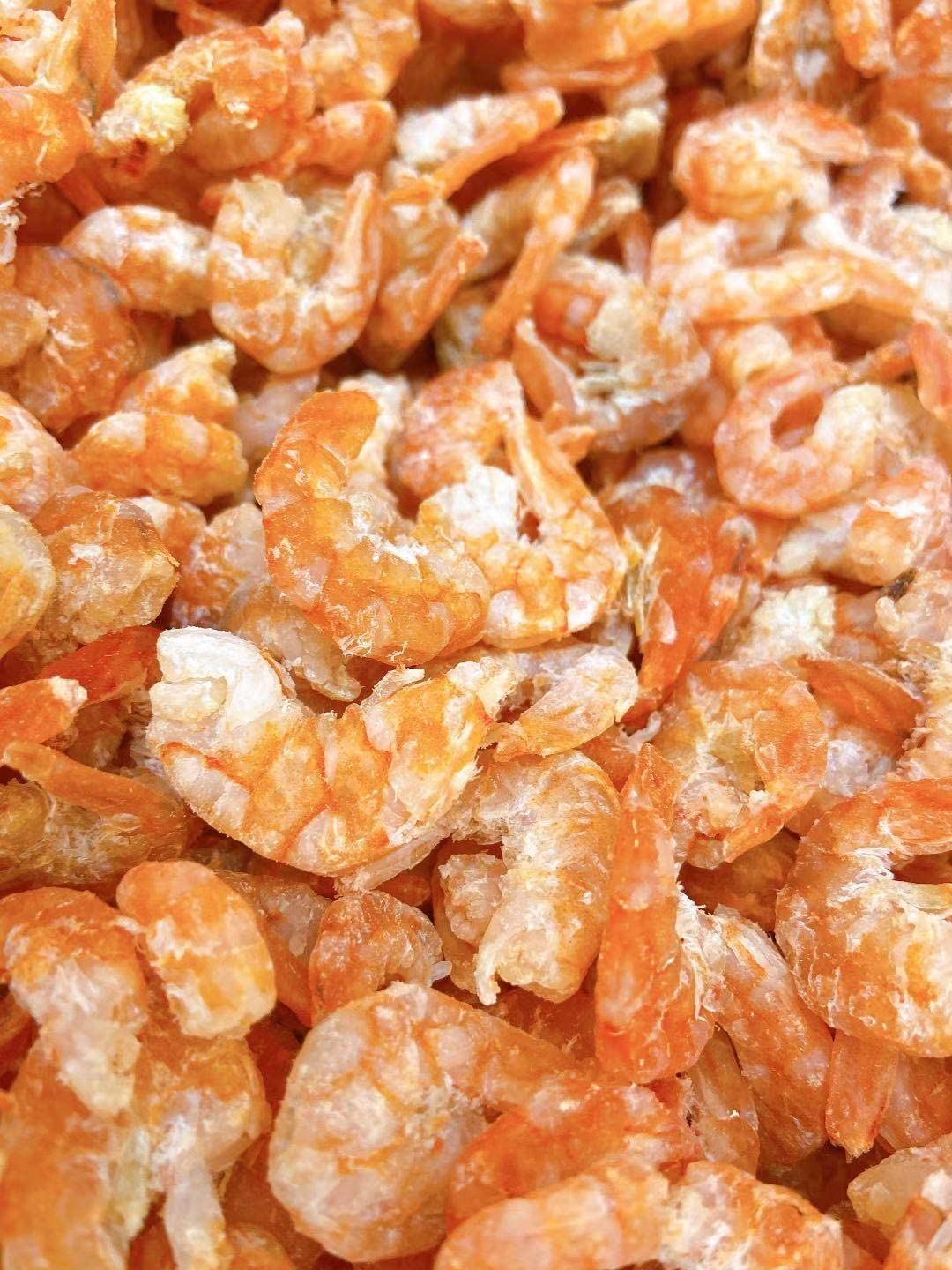 Premium Grade Thailand Dried Shrimp, No Shell, Head & Tail (2Lbs)