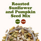 Food To Live Dry Roasted Sunflower And Pumpkin Seed Mix, 8 Ounces - Oven Roasted, No Oil Added, Natural Snack, Rich In Protein,