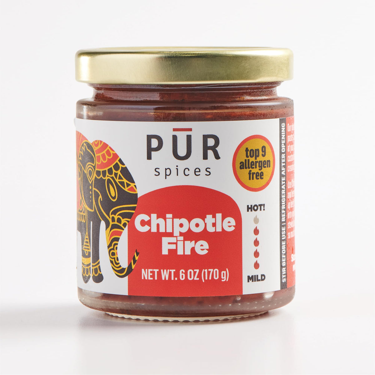 PUR Spices Tasty Gift Box I Set of Three Hot Sauces and Cooking Pastes I Recipe Card and Jar Opener Included I Plant Based, Glut