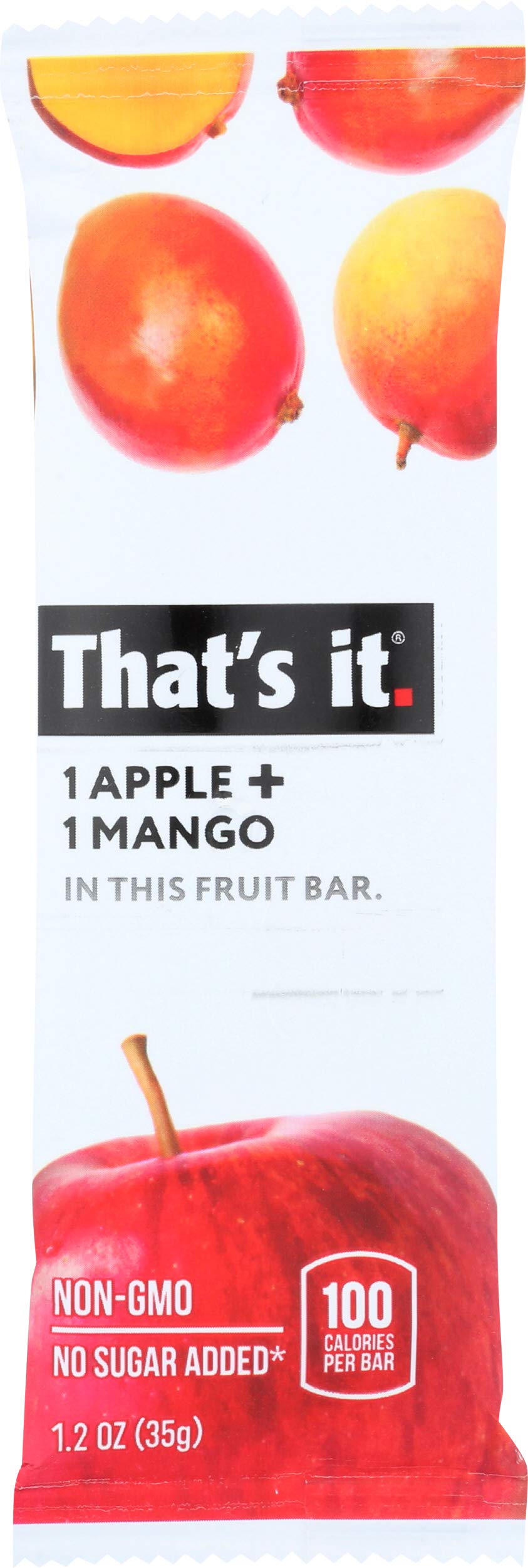 Thats It Fruit Bar, Apple & Mango, 1.2 Oz