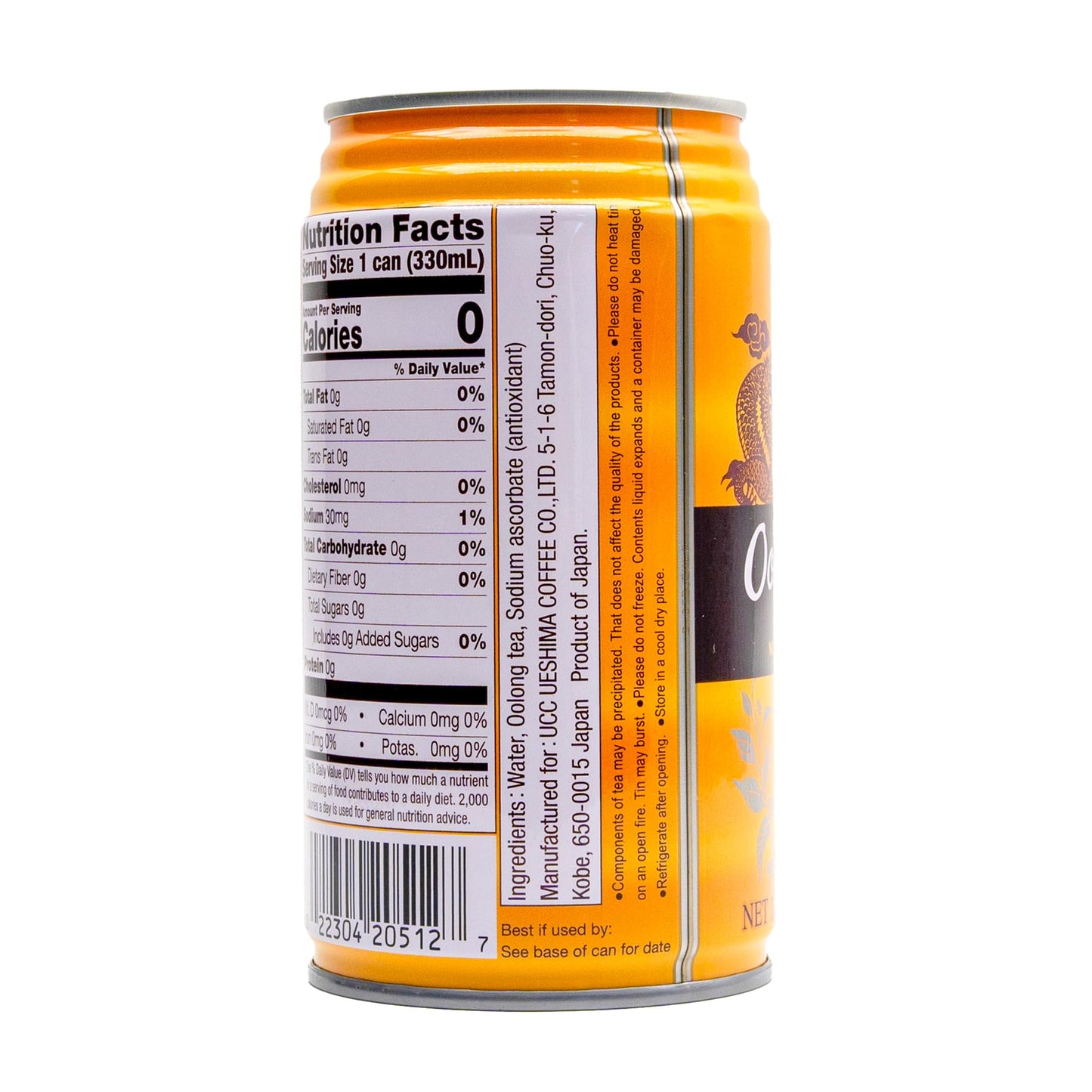 Ucc Oolong Tea, 11.1-Ounce Cans (Pack Of 24)
