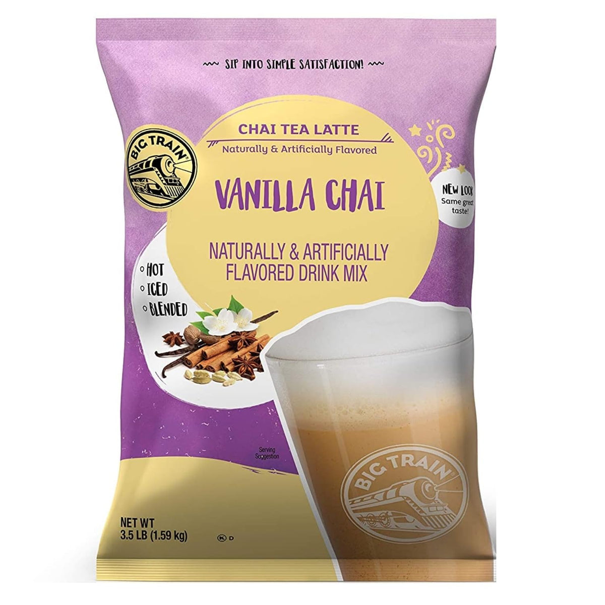 Big Train Vanilla Chai Tea Latte Beverage Mix, 3.5 Pound (Pack Of 1)