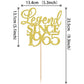Rssta i Cake Topper - Legend Since 1963, Gold Glitter, for 60th Birthday and Anniversary Parties, Model XM310-gold 1963