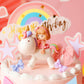 Jevenis Magical Unicorn Cake Decoration Girls Unicorn Birthday Decoration Rainbow Cake Topper Unicorn Party Favors Rainbow Birth