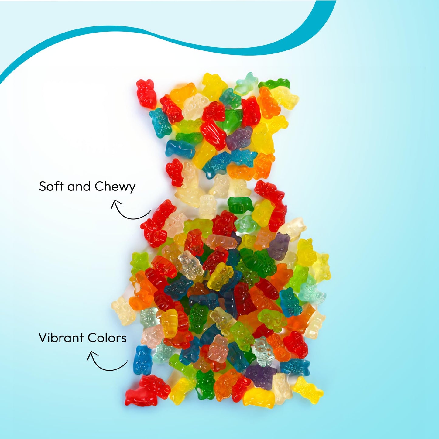 Ny Spice Shop Wacky Watermelon Sour Gummy Bears Bulk - 8 Ounce Gummies Bears Candy - Sour Gummies Fruit Snacks - Chewy Super Candy - Flavor Gummy Candies - Gummi Bear Gift For All Occasions