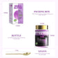 LOCDO Edible Glitter, Food Grade Luster Dust, Vegan, Allergen-Free, Large 15G, Purple