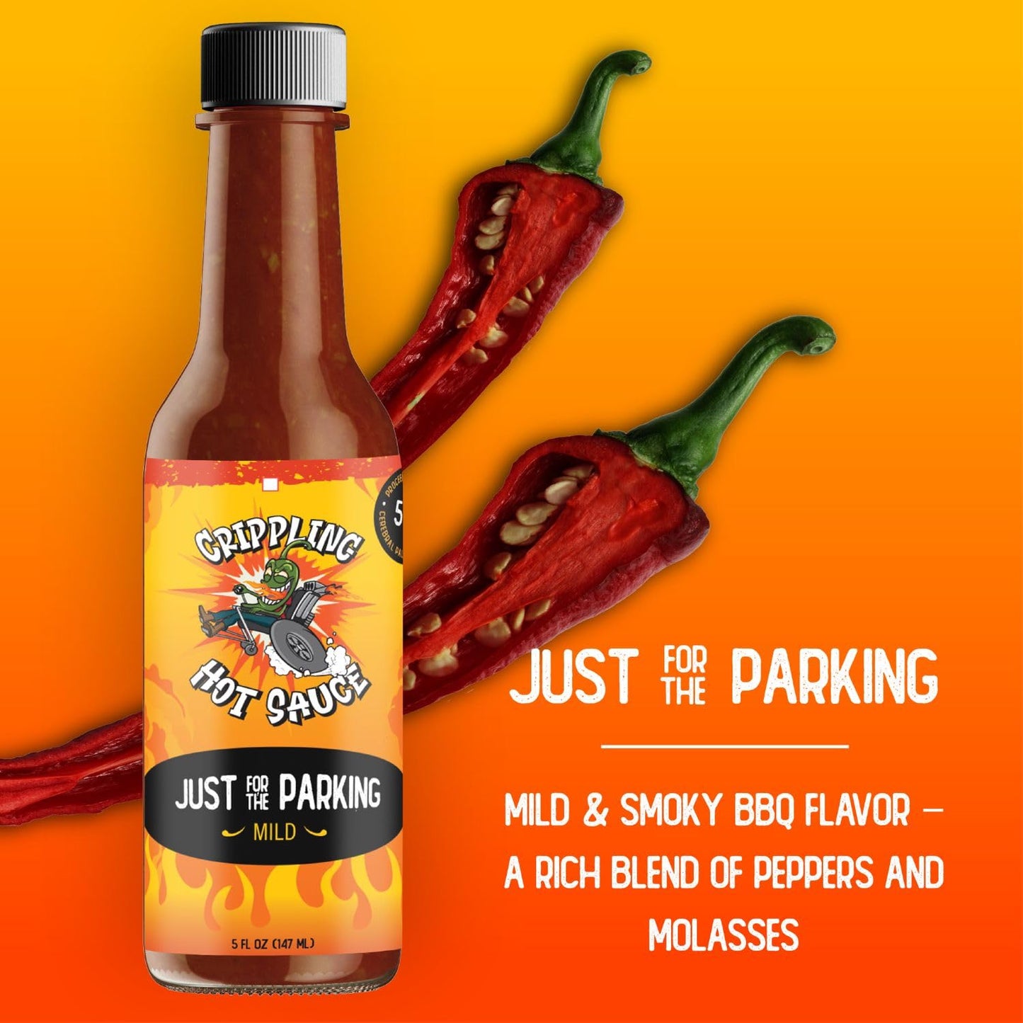 Crippling Hot Sauce Variety Pack - 5 Gourmet Hot Sauces - Smoky, Tangy, Fiery, Sweet, And Savory - Hot Sauce For Grilling, Tacos, Burgers & More - Hot Sauce Gift Set - 5% Proceeds For Cerebral Palsy (5 Pack, Crippling Decisions Variety Pack)
