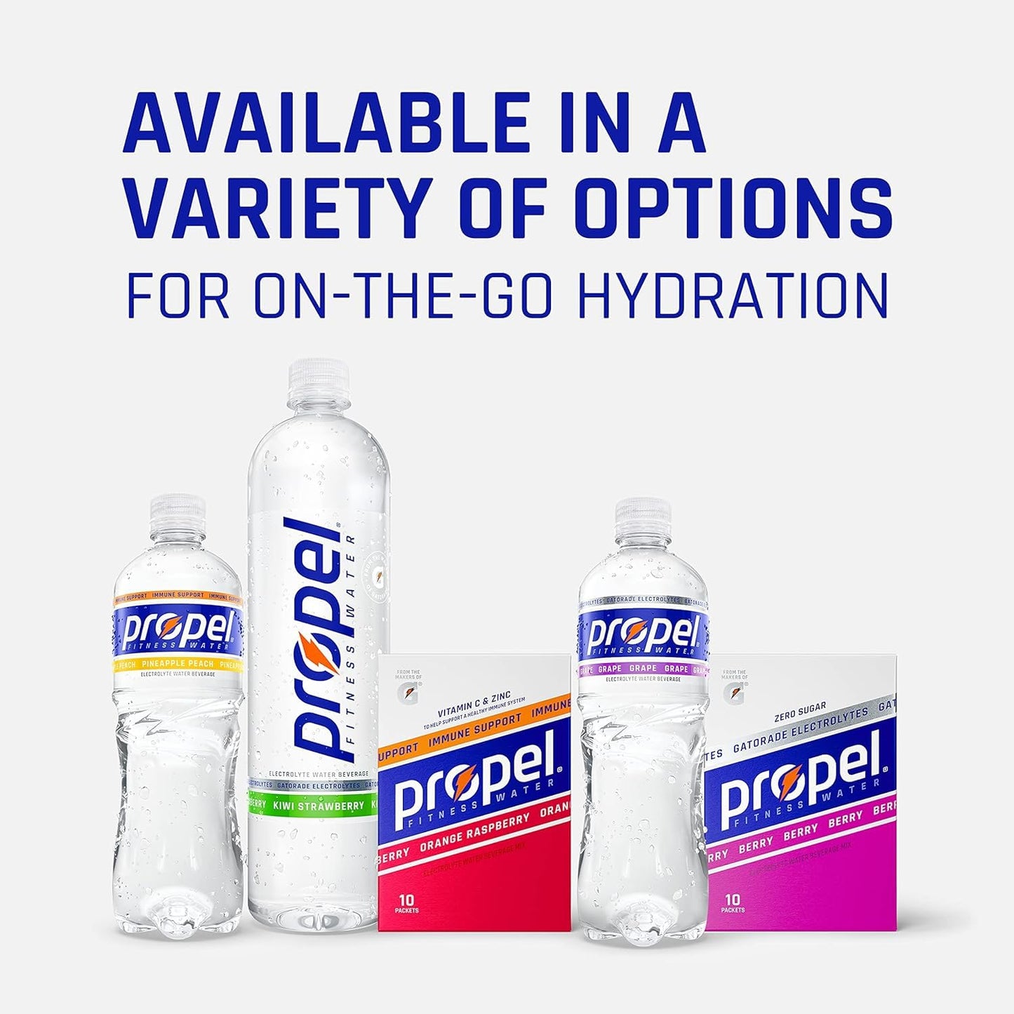 Propel Powder Packets, Grape Variety Pack (Pack Of 30)