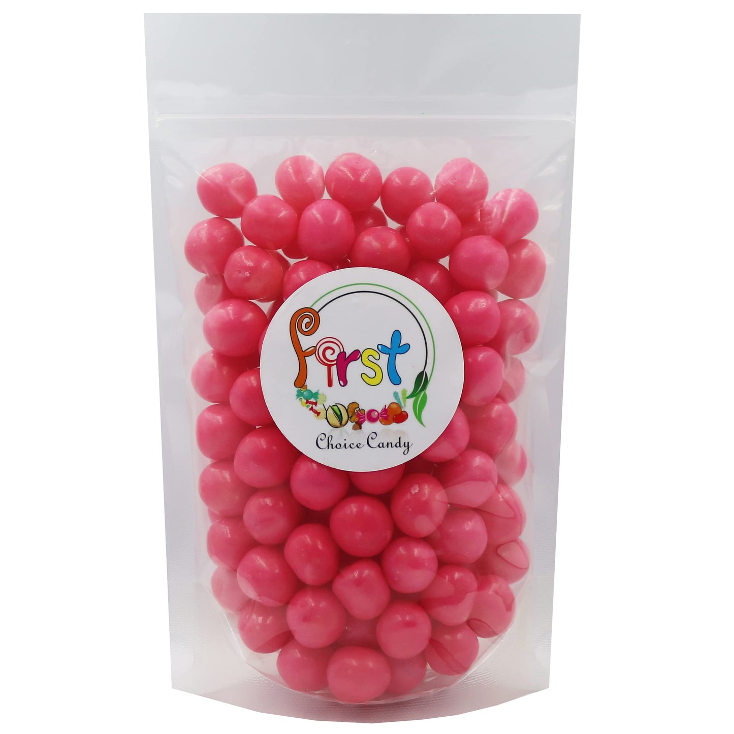 Sour Chewy Fruit Candy Balls (Pink Grapefruit, 5 Pound)