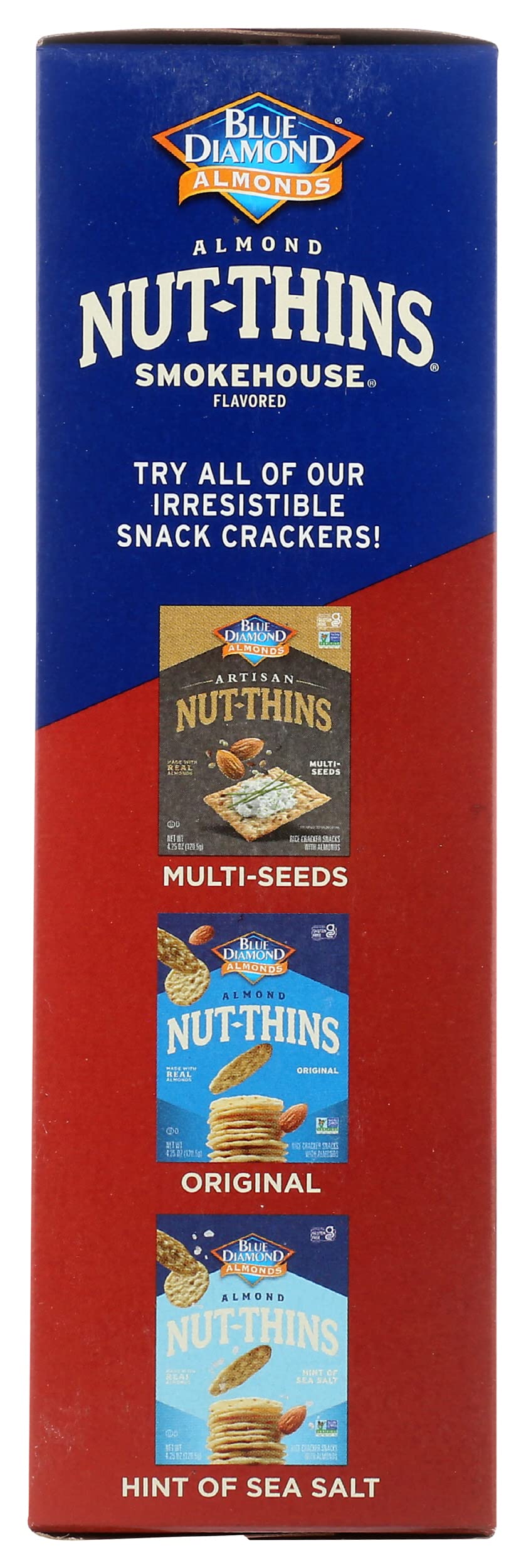 Blue Diamond, Almond Nut Thin  Ers, Smokehouse, 4.25 Ounce