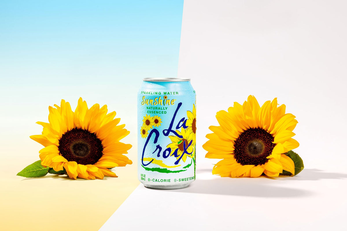 LaCroix Sparkling Water, Sunshine, 8 Pack - Zero Sugar, Zero Calories, Zero Sodium - Taste of Wonder