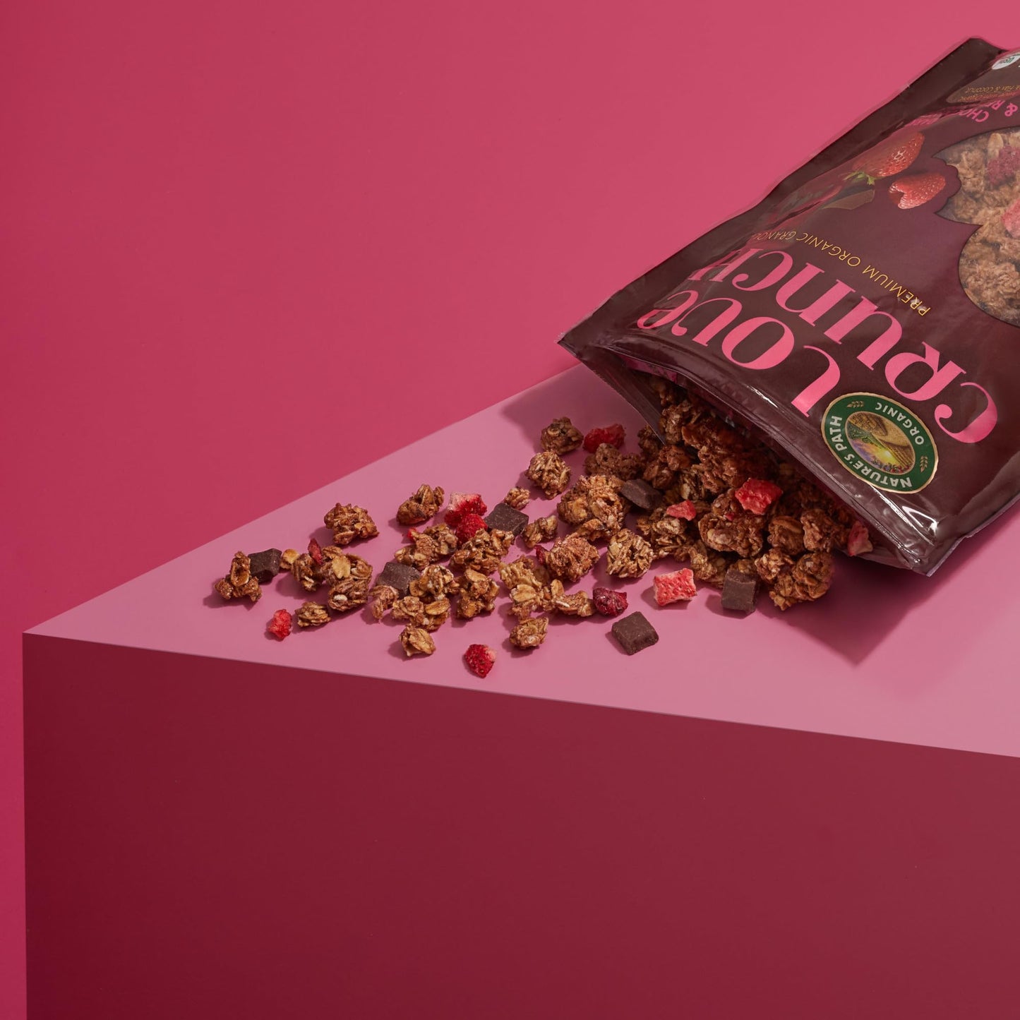 Love Crunch Organic Dark Chocolate & Red Berries Granola, 15 lb (Pack of 1), Non-GMO, Fair Trade, by Nature s Path