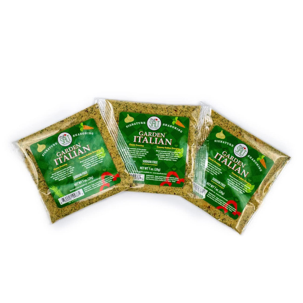 Garden Italian Salad Dressing Mix, Sodium Free (3 Pack)