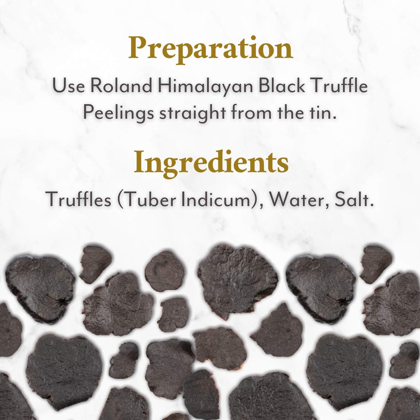 Roland Foods Himalayan Black Truffle Peelings, Specialty Imported Food, 7 Ounce Can, Pack of 1