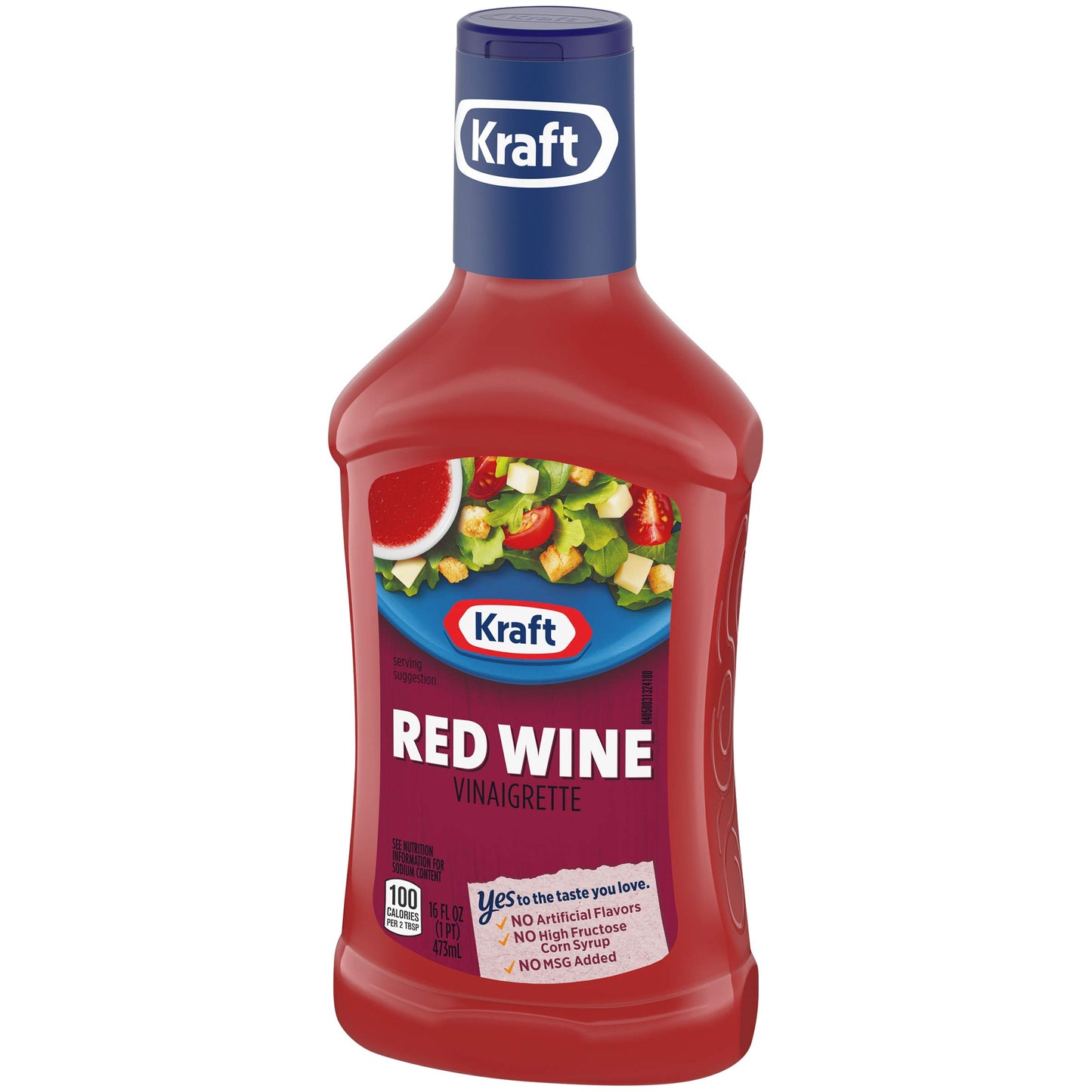 Kraft Vinaigrette Dressing Red Wine 16 Fl Oz - Perfect for Salads and Marinades