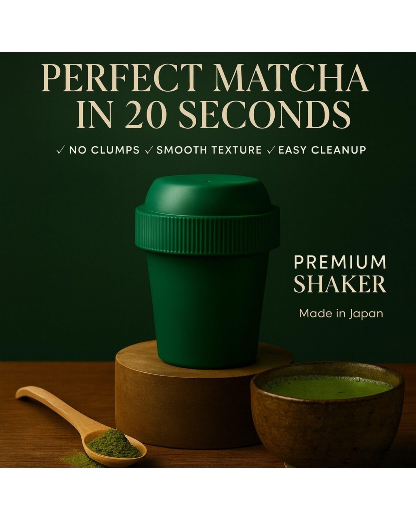 Mini Matcha Shaker (20Ml) Modern Matcha Whisk | Ideal For Enhanced Grade Matcha Powder & Hojicha Powder | Compact Cup For Home, Office, Or Travel | Gift For Tea Lovers | Pink - (Japan Imported)