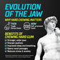 GYMGUM Jawline Gum Ultra Hard Chewing Gum | No Calories, No Sugar, No Artificial Sweeteners | Keto Friendly Mewing Gum for Jawli
