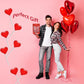 Fruidles Valentines Day Lollipops Mini Red Heart Shaped Strawberry Flavored Lollipop, Individually Wrapped, 5g Lollipops (1600 L