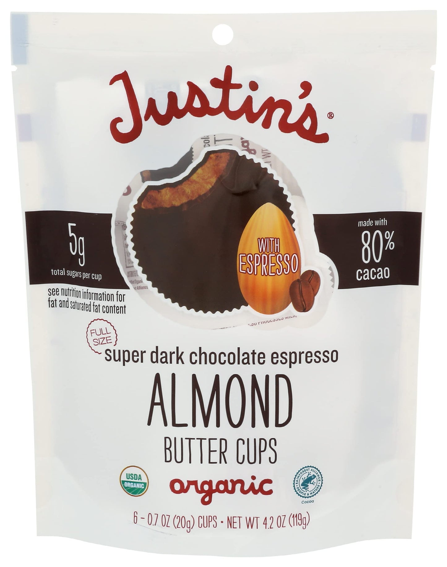 JSTN ESPRSO ALM BTR ( 6 X 4.2 OZ   )