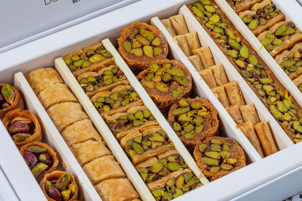 Yafa Baklava -Middle Eastern Sweets- Pistachio Baklava - Bakery Dessert - Turkish Delights Assorted - Eid Gift Basket - Turkish