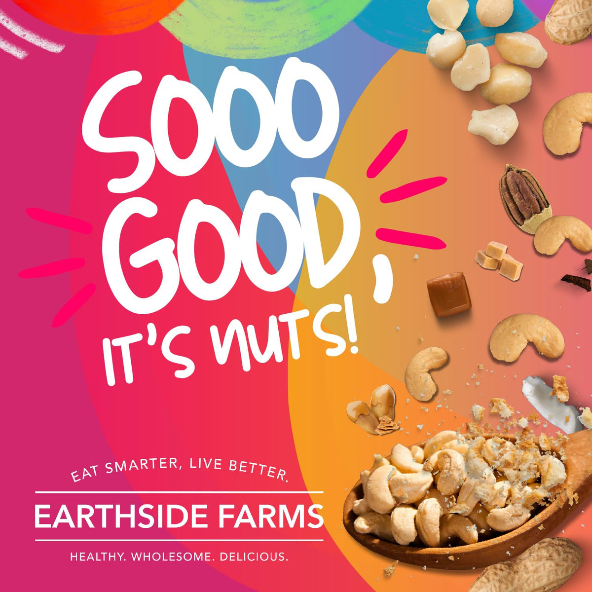 Earthside Farms 10 Count Variety Pack, Individual Packs Of Candied Pecans, Flavored Peanuts, And Sweet Almonds, A Keto Friendly,
