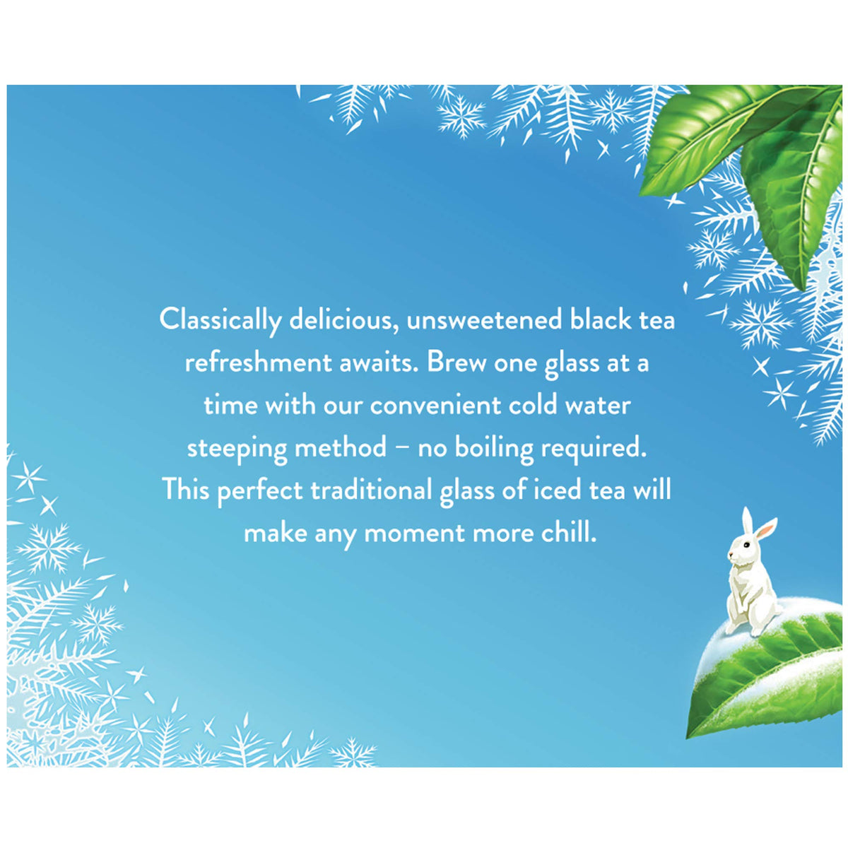 Celestial Seasonings Cold Brew Unsweetened Black Tea Iced 18 Tea Bags