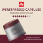 Illy Coffee IperEspresso Capsules - Single-Serve Coffee Capsules & Pods - Intenso Dark Roast - Notes of Cocoa  Dried Fruit  and Full-Bodied Taste - 100% Arabica - 18 Count (Pack of 6)